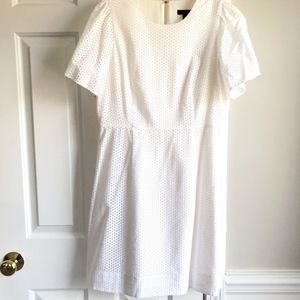 JCREW Little White Eyelet Dress